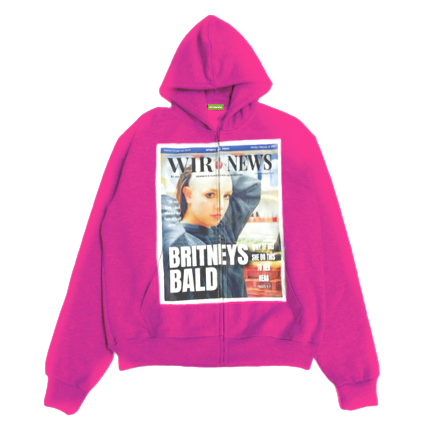 Britney Zipup Pink
