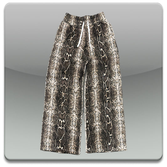 Snakeskin Sweatpant (Brown)