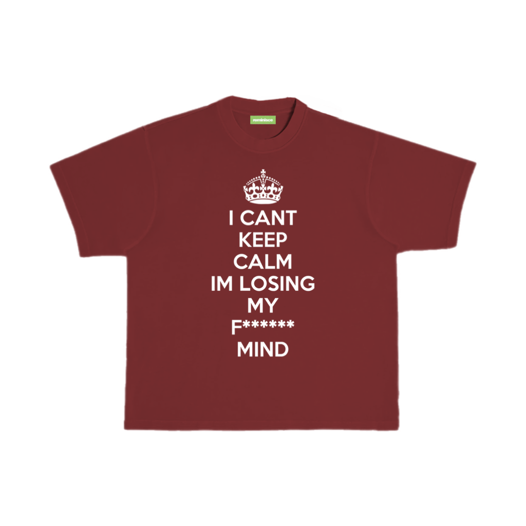 Keep Calm Oversized Tee